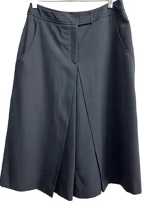 Larry Levine Sport schwarz 100 % Wolle Culotte Hose Rock 8 - Bild 1 von 6