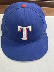 Blue Texas Rangers Baseball MLB Arlington FITTED New Era 7 1/4 - 7 3/8 - Picture 1 of 5
