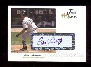 CARLOS GONZALEZ RC 2005 Certified AUTOGRAPH - Picture 1 of 1