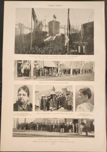 Women Voting at the Polls Denver Colorado Harper's Weekly 1894 - Picture 1 of 1