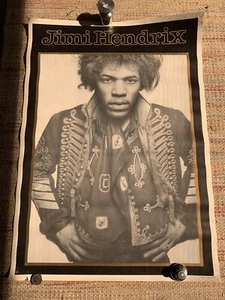 Jimi Hendrix Poster Vintage Kunst von Alison Branagan - Bild 1 von 3