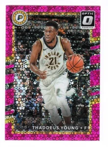 Donruss Optic #59 Thaddeus Young Pink Fast Break Disco Prizm 2017-18/20 💎Como nuevo - Imagen 1 de 2