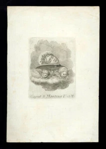 santino incisione 1700 S.MARTINA V.M. - Picture 1 of 1