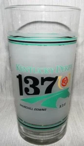 2011 Kentucky Derby Churchill Downs #137 Frosted Tumbler Glass - Picture 1 of 3