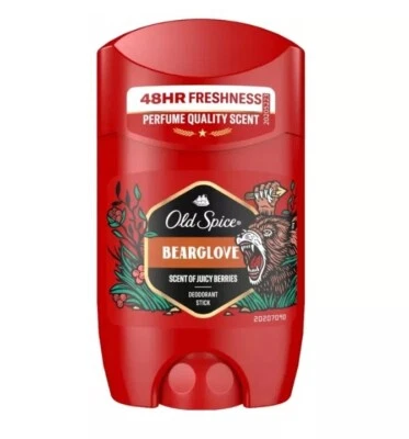 109,33€/L - 6er Pack Old Spice Deodorant Stick - Bearglove - 50ml - Bild 1 von 2