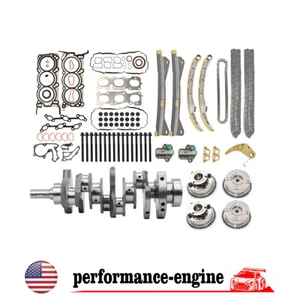 Crankshaft+Timing Chain VVT+Head Gasket Bolt Kit Fits Hyundai Kia Sedona 3.3L - Picture 1 of 19