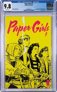 Paper Girls #1 CGC 9.8 (Oct 2015, Image) Brian K Vaughan Story, Cliff Chiang Art - Picture 1 of 2