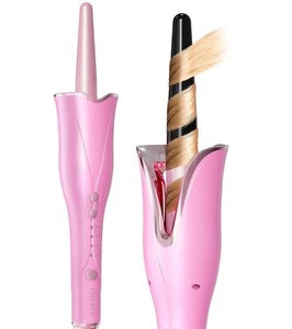 Rotating Curling Iron, Automatic Hair Curler, 1 Inch Curling Wand Extra Long ... - Picture 1 of 9