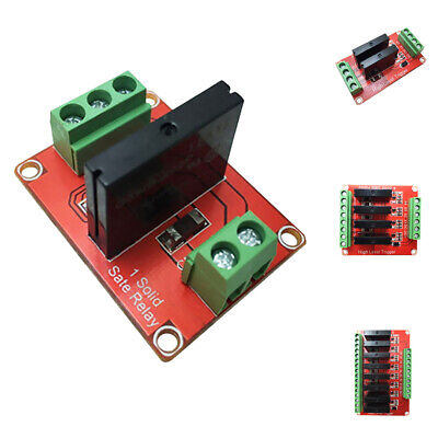 Solid State Relay Module High Level    240V 2A 12/4/8 Way 5-24V Red • 4.69£