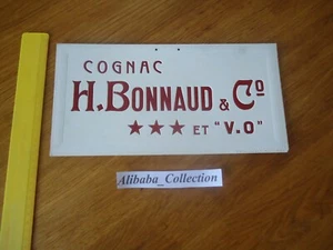 PUB CARTON ANCIENNE COGNAC BONNAUD PLV? no plaque emaillée ALCOOL - Picture 1 of 4