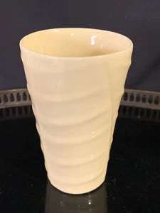 Bauer Pottery Madagascar Yellow Vase Tumbler 5” Mid Century Modern Label - Picture 1 of 12
