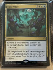 DDcards 🇨🇦 Mtg Magic Gathering War of the Spark Time Wipe