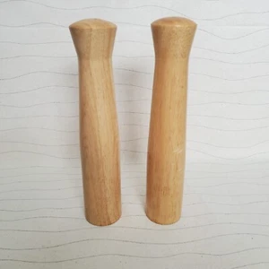 Wooden Salt and Pepper Kitchen Shaker Set- 9.75” Tall - Picture 1 of 6