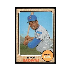 1968 Topps Byron Browne Cubs #296 - Picture 1 of 3