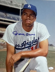 Tommy Davis Signed 11x14 Los Angeles Dodgers Photo JSA WP041426 - Picture 1 of 2