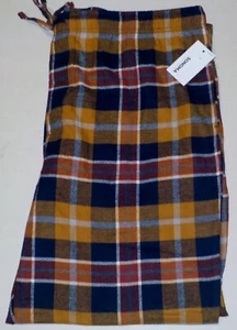 SONOMA MENS SLEEP LOUNGE PAJAMA PANT FLANNEL COTTON BLEND XXL 42-44 NWT GOLD 2X - Picture 1 of 2