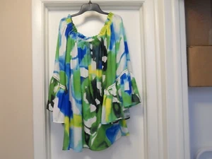 Premise Multi Color Bell Sleeves Top New No Tags Extra Large - Picture 1 of 2