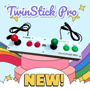 joystick TwinStick Pro. Amiga, MSX, Spectrum, Atari, Amstrad... - Imagen 1 de 7