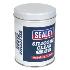 SCS102 SEALEY Silikon klar Fett 500g Dose [Öle und Schmiermittel] [Zubehör]