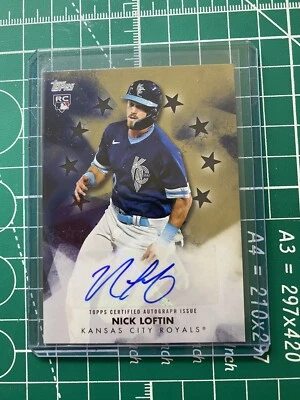 2024 Topps Series 1 Nick Loftin Auto /199 Kansas City Royals RC - Image 1 of 2