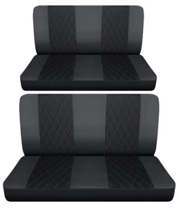 Fits 1966 Ford Galaxie 500 4 door sedan Front and Rear bench seat covers - Picture 1 of 1