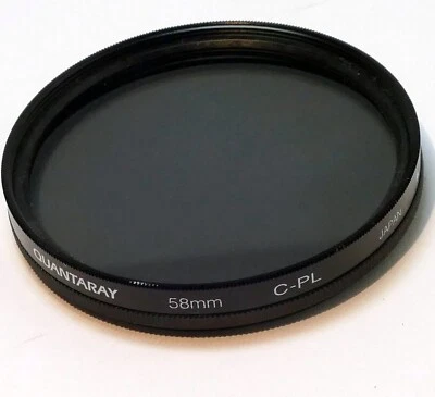 Quantaray 58mm Lens Filter 52mm CPL Circular Polarizer Japan - Image 1 of 4