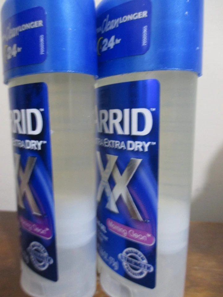 2x Old* Arrid Extra Extra Dry Morning Clean Clear Gel Antiperspirant Deodorant - Image 1 of 2