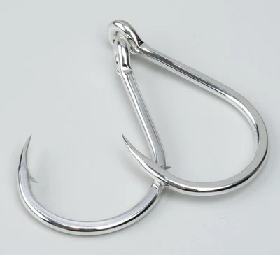 10 ganchos de pesca en línea Big Game acero de alto carbono 4x ganchos fuertes 1/0-11/0 Foto 1 de 4