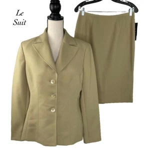 Le Suit Belles Du Jour Blazer Rock Anzug passende Blume Pin Neu mit Etikett Größe 8 - Bild 1 von 10
