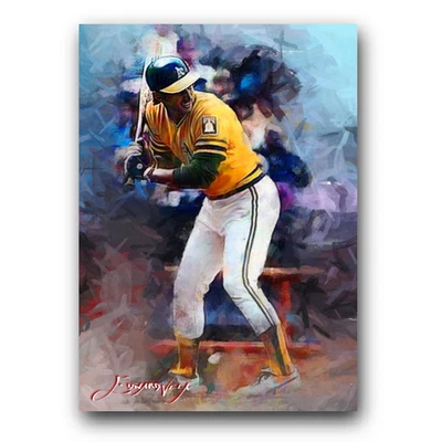 Художественная карточка Джо Руди No2 ограниченное издание 28/50 с автографом Эдварда Вела (Oakland Athletics) - Изображение 1 из 2