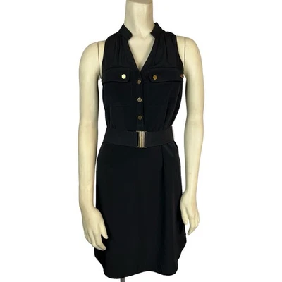 Vestido informal Express para mujer botón delantero cinturón carrera preppy XS twee  Foto 1 de 4