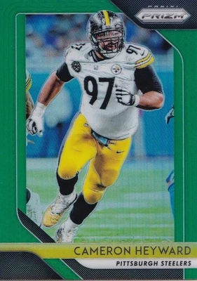 Cameron Heyward 2018 Panini Prizm Green Prizm #35 Pittsburgh Steelers - Image 1 of 2