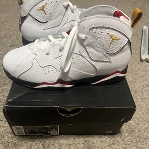 Nike Air Jordan Retro 7 "Cardinal” DJ2778-106 Youth Shoes! Size 3Y W Box Nice - Picture 1 of 11