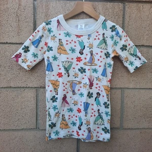 Hanna Andersson Girl's Disney Collection Princess Pajama Top Size 12 150cm - Picture 1 of 8