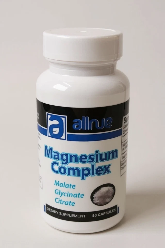 Complejo de Magnesio 90 Cápsulas - Malato Glicinato Citrato Suplementos Naturales Foto 1 de 4