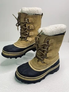 Sorel Caribou Boots Women's Size 6 Insulated Waterproof Fleece Trimmed Snow Boot - Picture 1 of 15