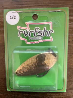 rvrfshr Products Stee-Lee Spoon Hammered Gold Spoon - Image 1 of 3