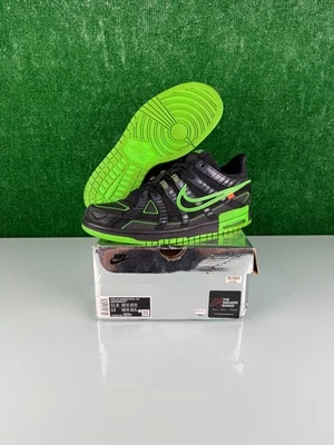 Size 11.5 - Nike Air Rubber Dunk x Off-White Low Green Strike - Image 1 of 4