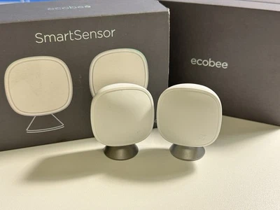 ecobee SmartSensor Room Temperature Sensors - White, Pack of 2 (EB-RSHM2PK-01) - Image 1 of 4