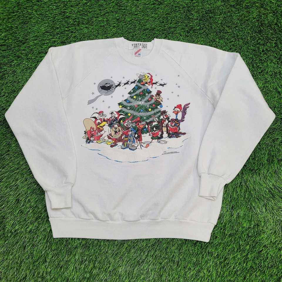 Sudadera Navidad Mujer Vintage 1993 XL 22x24 Looney-Tunes Foto 1 de 4