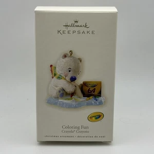 Hallmark Andenken Ornament Crayola Buntstifte Färbung Spaß Bär - Bild 1 von 2