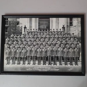 1944 Notre Dame Indiana Midshipman School WW2 Photograph Navy Reserve Framed - Picture 1 of 6