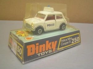 Dinky Toys 250 Police Mini Cooper S Late Issue made in England Mint in Box - Picture 1 of 7