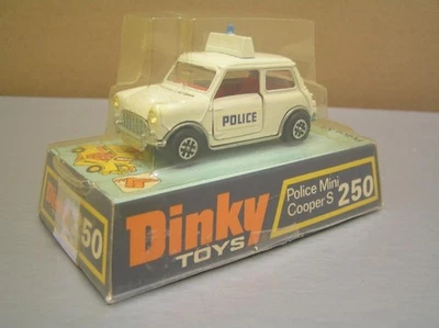 Dinky Toys 250 Police Mini Cooper S Late Issue made in England Mint in Box - Image 1 of 4