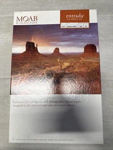 Moab Entrada Rag Bright 300, 100% Baumwolle Fine Art 11x17 Inkjet Papier, 2-seitig 20 - Bild 1 von 4