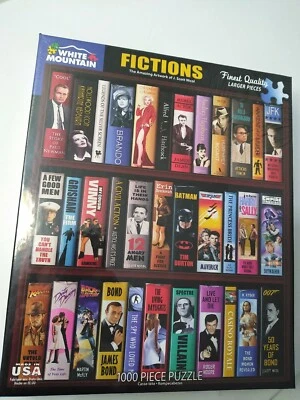 Rompecabezas White Mountain 1000 piezas libros de ficción nuevo en caja nuevo Foto 1 de 4