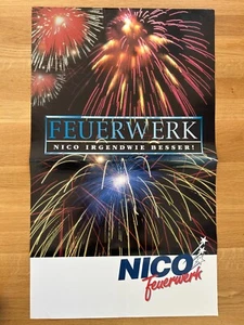 NICO Feuerwerk Poster Plakat "NICO IRGENDWIE BESSER" 40x66cm (Silvester, Pyro,) - Bild 1 von 1