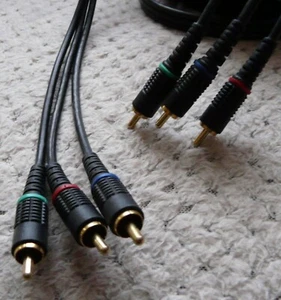 Câble HIFI 3 prises – audio stéréo – 5 m – REF 1271 – vintage - Picture 1 of 4