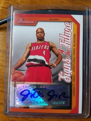 2005-06 Bowman Signs of the Future #JJ Jarrett Jack autógrafo Trailblazers automático Foto 1 de 2