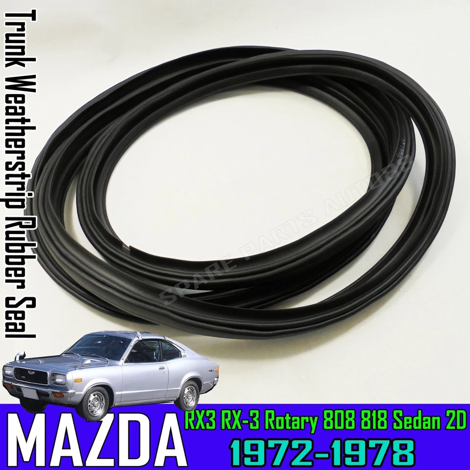 PARA MAZDA ROTATIVO RX3 808 818 MIZER SAVANNA 2D CUPÉ MALETERO RESISTENTE GOMA Foto 1 de 2